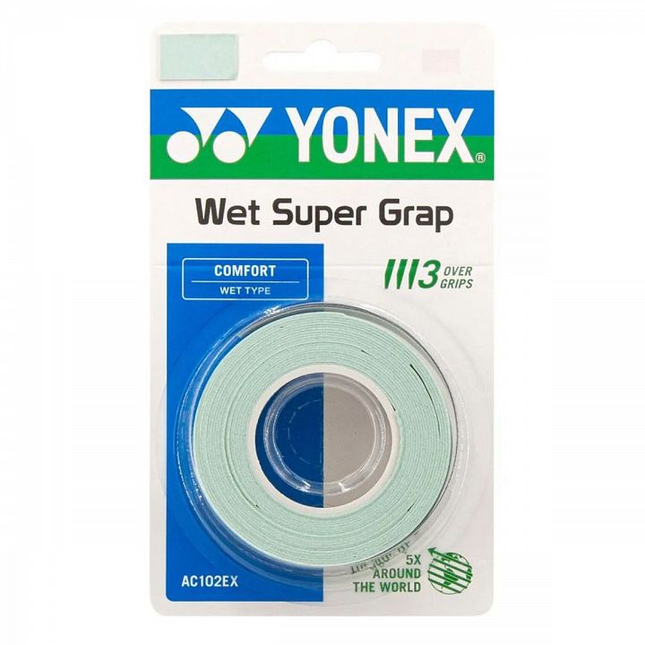 Yonex AC 102 EX Super Grap 3Pack Powder Green